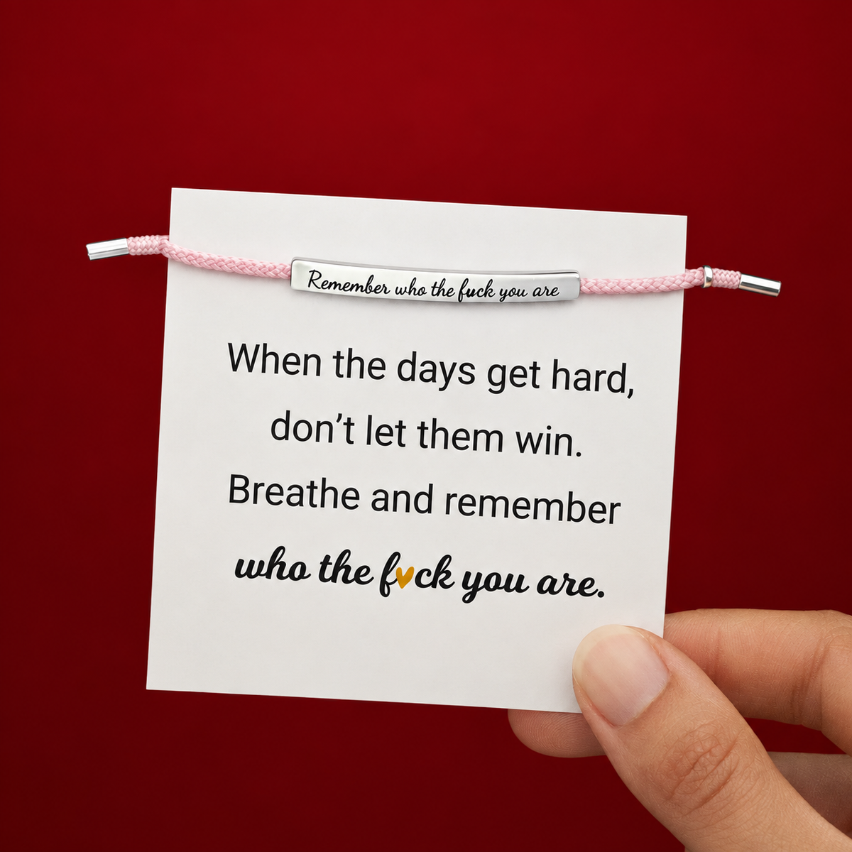 Don't Let The Hard Days Win Armband