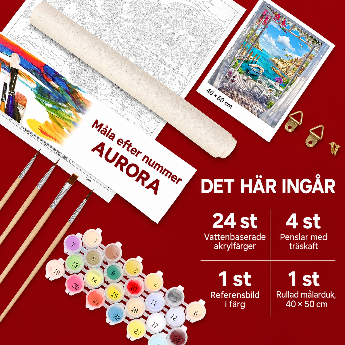 Numrerat målarkit