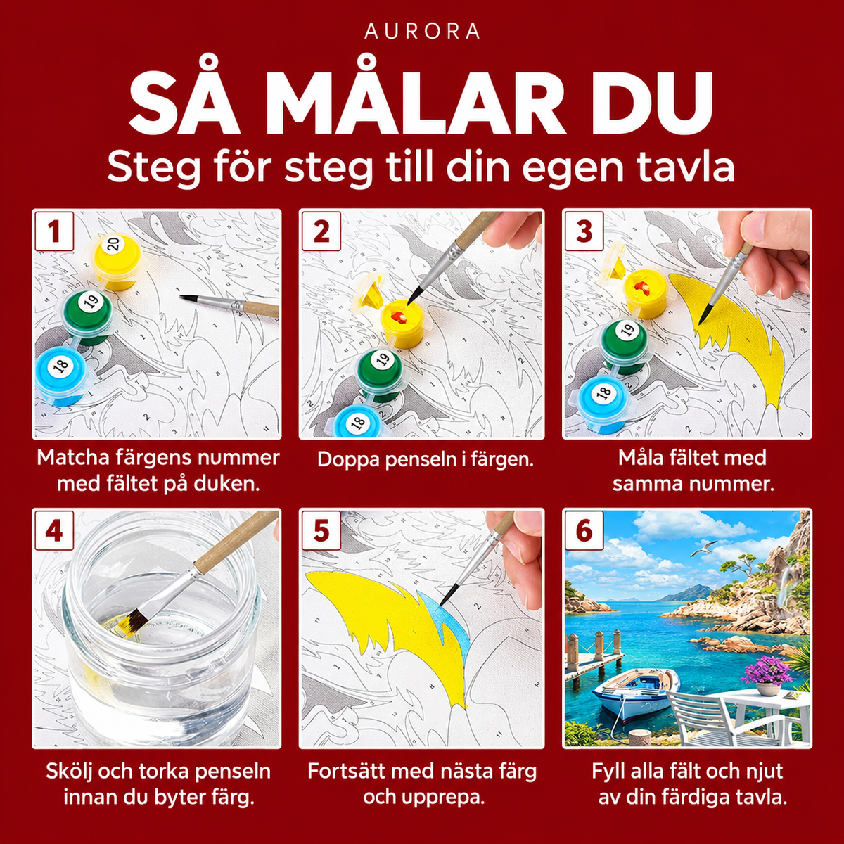 Numrerat målarkit